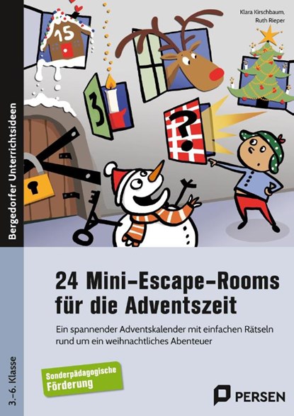 24 Mini-Escape-Rooms für die Adventszeit - Sopäd, Klara Kirschbaum ; Ruth Rieper - Gebonden - 9783403210573