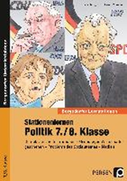 Lauenburg, F: Stationenlernen Politik 7./8. Klasse, LAUENBURG,  Frank ; Strukamp, Sabrina ; Weller, Martin - Paperback - 9783403230793