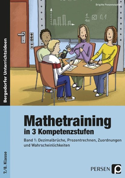 Mathetraining in 3 Kompetenzstufen - 7./8. Klasse, Brigitte Penzenstadler - Paperback - 9783403233244