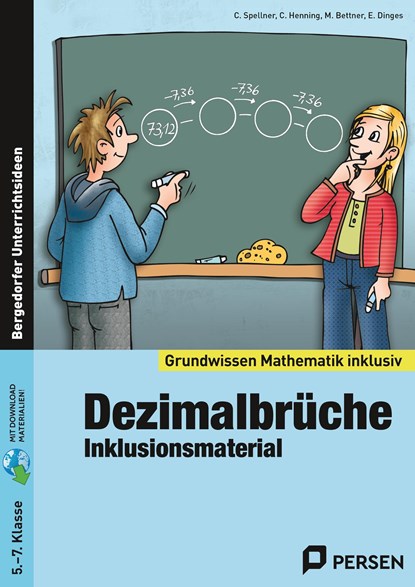 Dezimalbrüche - Inklusionsmaterial, C. Spellner ;  C. Henning ;  M. Bettner ;  E. Dinges - Paperback - 9783403234814