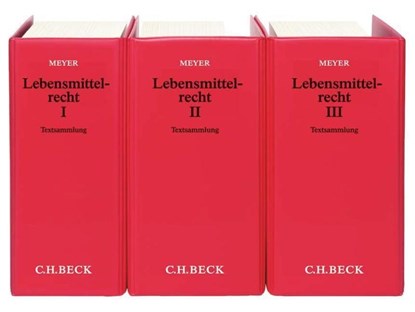 Lebensmittelrecht (mit Fortsetzungsnotierung). Inkl. 166. Ergänzungslieferung, Alfred Hagen Meyer - Losbladig - 9783406434020