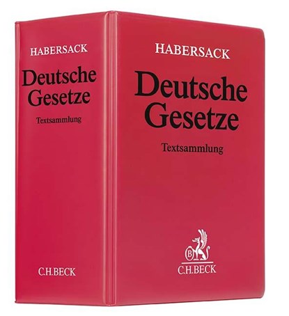 Deutsche Gesetze (ohne Fortsetzungsnotierung). Inkl. 196. Ergänzungslieferung, Mathias Habersack - Losbladig - 9783406500756