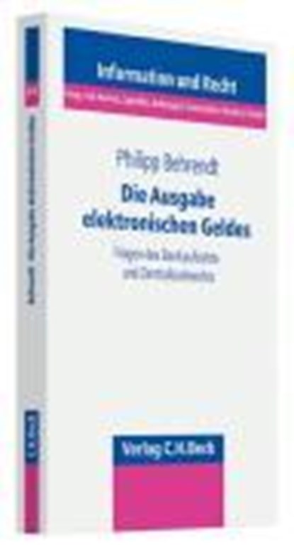 Behrendt, P: Ausgabe elektronischen Geldes, BEHRENDT,  Philipp - Paperback - 9783406563416
