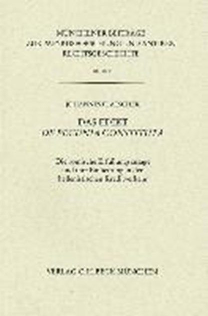 Das Edikt De pecunia constituta, PLATSCHEK,  Johannes - Paperback - 9783406647581