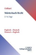 Wörterbuch Recht. Englisch-Deutsch / Deutsch-Englisch | Karin Linhart | 