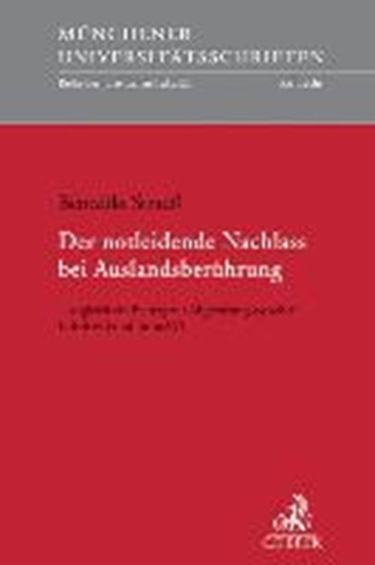 Strauß, B: Notleidende Nachlass bei Auslandsberührung, STRAUß,  Benedikt - Paperback - 9783406686870