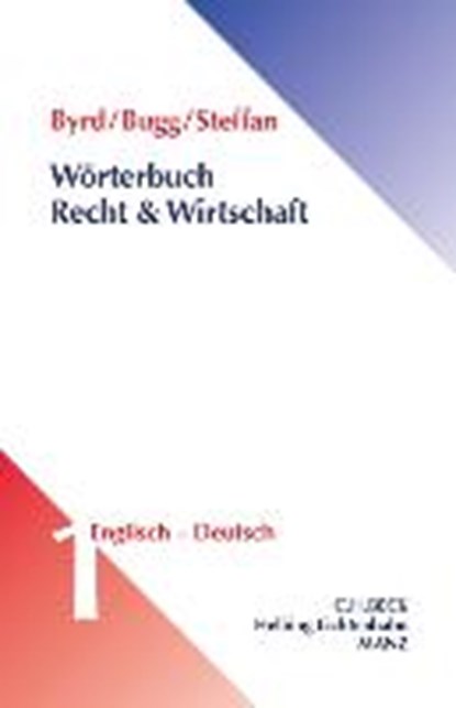 Wörterbuch Recht & Wirtschaft  Band 1: Englisch-Deutsch, LINHART,  Karin - Gebonden - 9783406692574