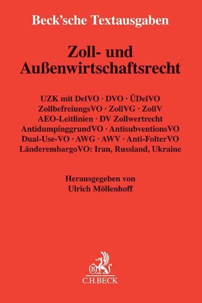 Zoll- und Außenwirtschaftsrecht, Ulrich Möllenhoff - Paperback - 9783406708930