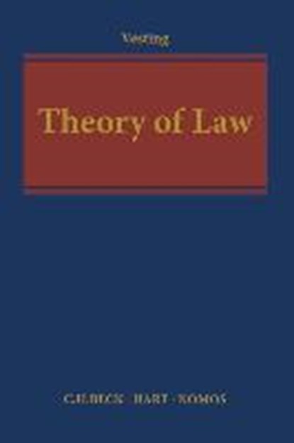 Legal Theory, VESTING,  Thomas - Gebonden - 9783406714580