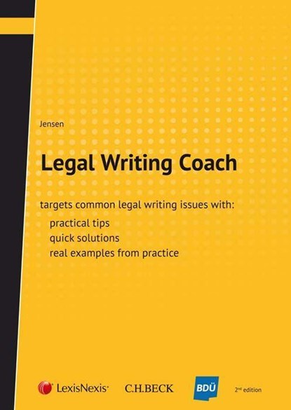 Legal Writing Coach, Chris Jensen - Paperback - 9783406721908