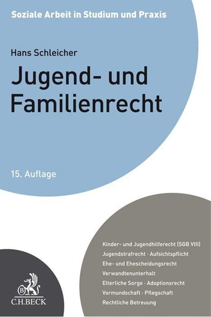 Jugend- und Familienrecht, Hans Schleicher ; Jürgen Winkler ; Dieter Küppers ; Annette Rabe - Paperback - 9783406745799