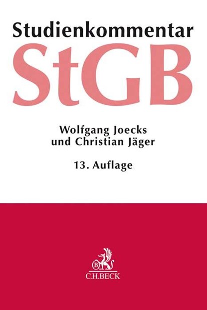 Strafgesetzbuch, Wolfgang Joecks ; Christian Jäger - Paperback - 9783406754135