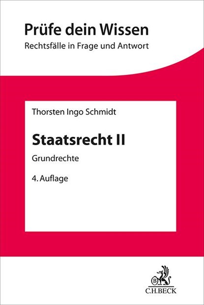 Staatsrecht II, Thorsten Ingo Schmidt - Paperback - 9783406764400