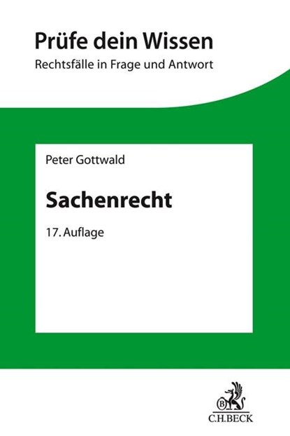 Sachenrecht, Peter Gottwald - Paperback - 9783406767791