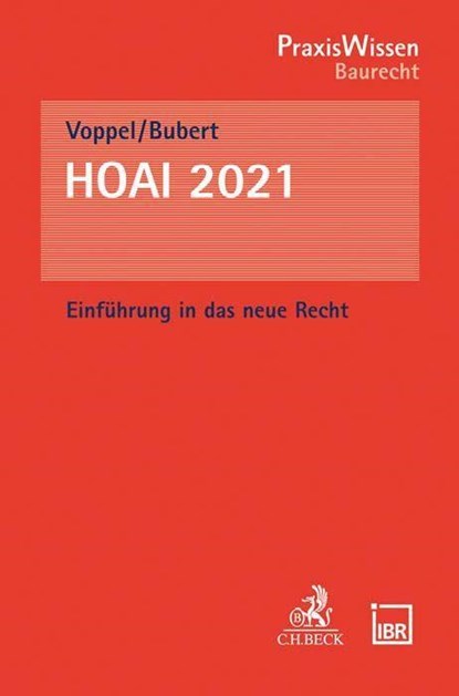 HOAI 2021, Reinhard Voppel ; Christoph Bubert - Paperback - 9783406768705