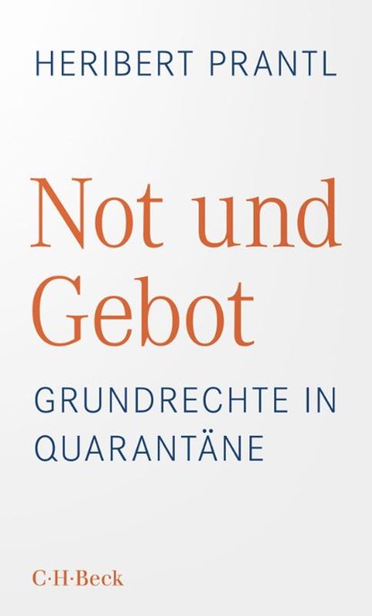 Not und Gebot, Heribert Prantl - Paperback - 9783406768958