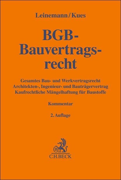 BGB-Bauvertragsrecht, Ralf Leinemann ; Jarl-Hendrik Kues - Gebonden - 9783406775857