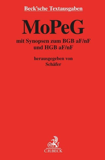 MoPeG, Carsten Schäfer - Paperback - 9783406781148