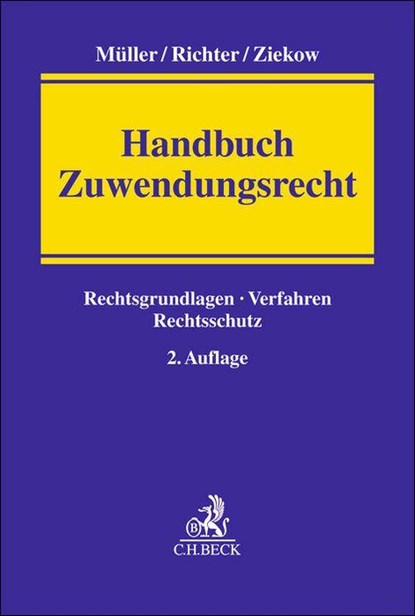 Handbuch Zuwendungsrecht, Hans-Martin Müller ; Jan Ziekow ; Peter Frömgen - Gebonden - 9783406787362