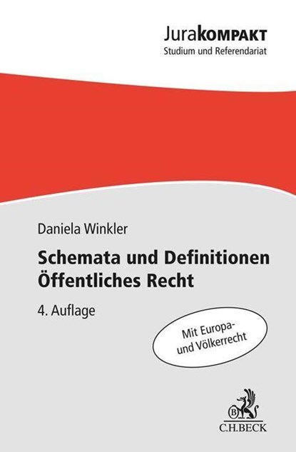 Schemata und Definitionen Öffentliches Recht, Daniela Winkler - Paperback - 9783406789724