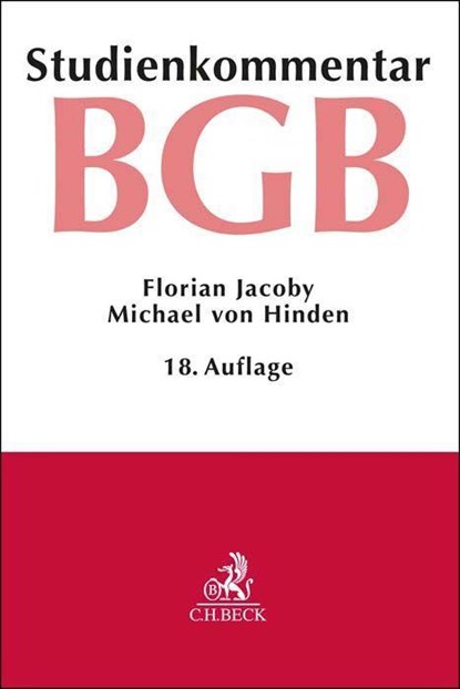 Bürgerliches Gesetzbuch, Florian Jacoby ;  Michael Von Hinden ;  Jan Kropholler - Paperback - 9783406792236