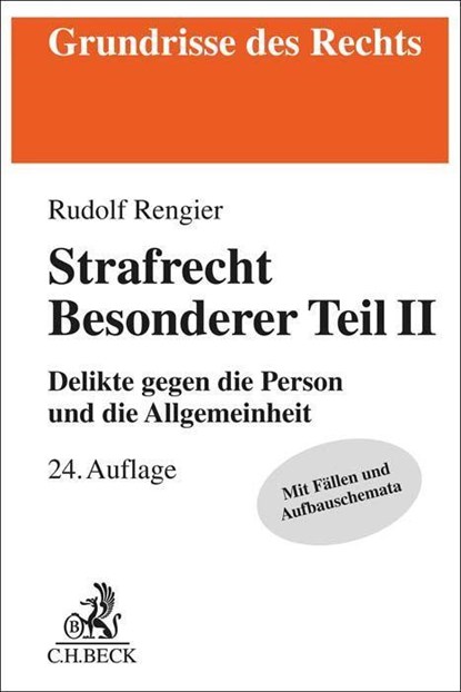 Strafrecht Besonderer Teil II, Rudolf Rengier - Paperback - 9783406795077