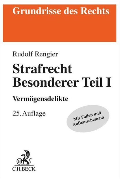 Strafrecht Besonderer Teil I, Rudolf Rengier - Paperback - 9783406795176