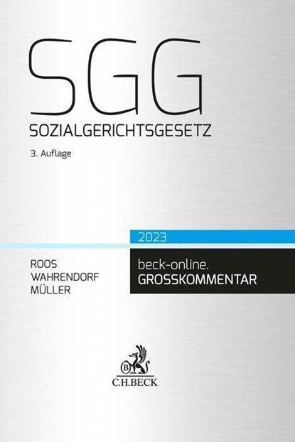 Sozialgerichtsgesetz, Elke Roos ;  Volker Wahrendorf ;  Henning Müller - Gebonden - 9783406797019