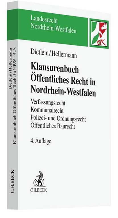 Klausurenbuch Öffentliches Recht in Nordrhein-Westfalen, Johannes Dietlein ; Johannes Hellermann - Paperback - 9783406798337