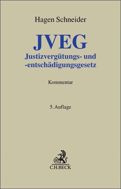 JVEG, Hagen Schneider - Gebonden - 9783406805783