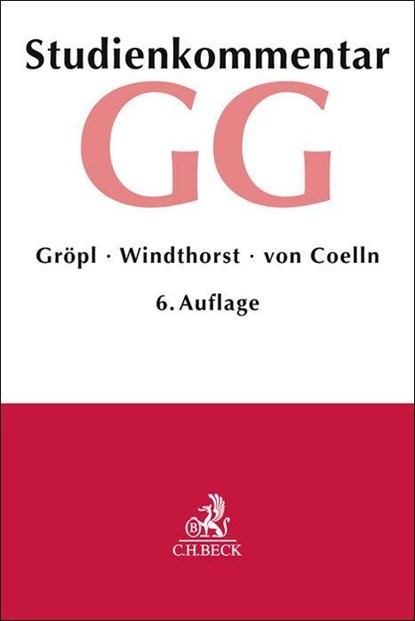 Grundgesetz. GG, Christoph Gröpl ; Kay Windthorst ; Christian Von Coelln - Paperback - 9783406809507