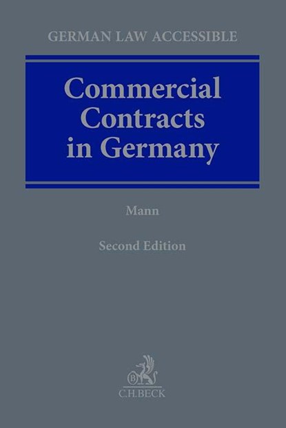 Commercial Contracts in Germany, Marius Mann - Gebonden - 9783406809910