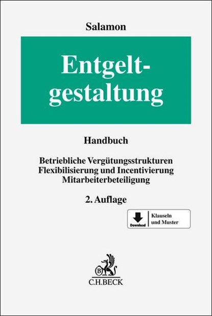 Entgeltgestaltung, Erwin Salamon - Gebonden - 9783406811104