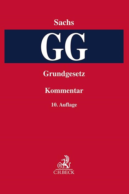 Grundgesetz. GG, Michael Sachs ; Christian Von Coelln ; Thomas Mann - Gebonden - 9783406817380