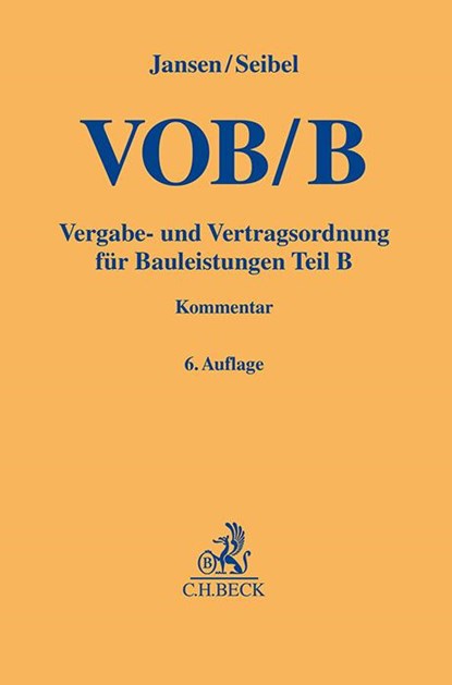 VOB/B, Günther Arnold Jansen ; Mark Seibel - Gebonden - 9783406817502
