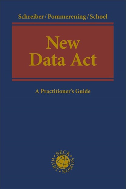 New Data Act, Kristina Schreiber ; Patrick Pommerening ; Philipp Schoel - Gebonden - 9783406831362