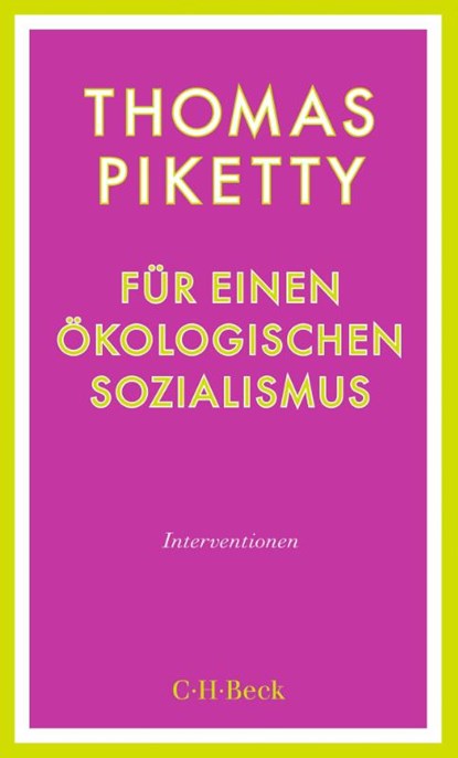 Für einen ökologischen Sozialismus, Thomas Piketty - Paperback - 9783406837128
