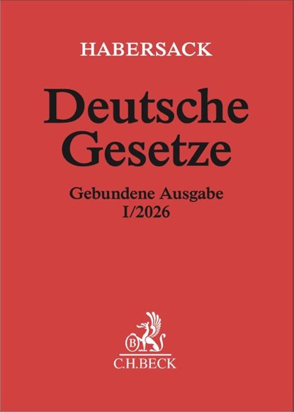 Deutsche Gesetze Gebundene Ausgabe I/2026, Mathias Habersack ; Heinrich Schönfelder - Gebonden - 9783406841996