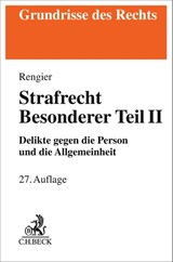 Strafrecht Besonderer Teil II - Rudolf Rengier - 9783406845154
