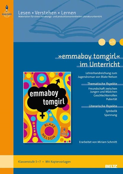 »emmaboy tomgirl« im Unterricht, Miriam Schmitt - Gebonden - 9783407627100