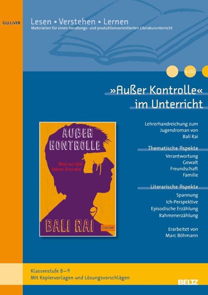 'Außer Kontrolle' im Unterricht, Marc Böhmann - Gebonden - 9783407720276