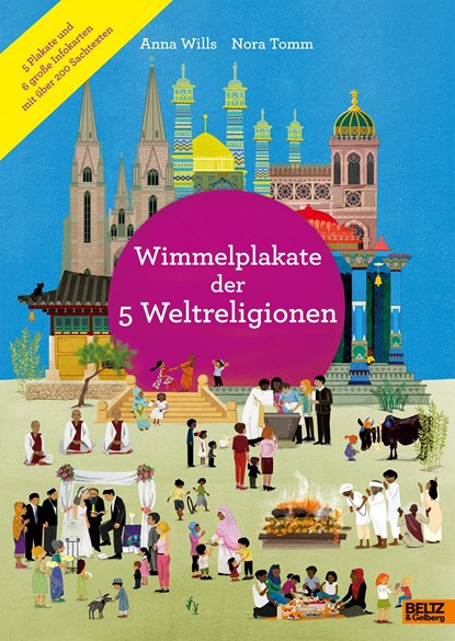 Wimmelplakate der 5 Weltreligionen, Anna Wills - Paperback - 9783407823779