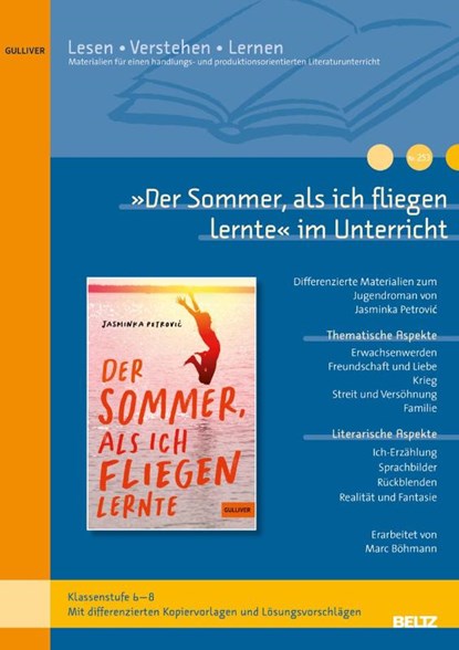 'Der Sommer, als ich fliegen lernte' im Unterricht, Marc Böhmann - Gebonden - 9783407824615