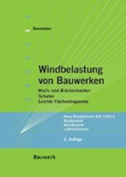 Windbelastung von Bauwerken, ROSEMEIER,  Gustav - Gebonden - 9783410215769
