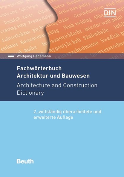 Fachwörterbuch Architektur und Bauwesen, Wolfgang Hagemann - Paperback - 9783410280705