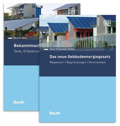 Gebäudeenergiegesetz (GEG) und Bekanntmachungen zum GEG, Melanie Bart ; Horst-P. Schettler-Köhler - Paperback - 9783410307761