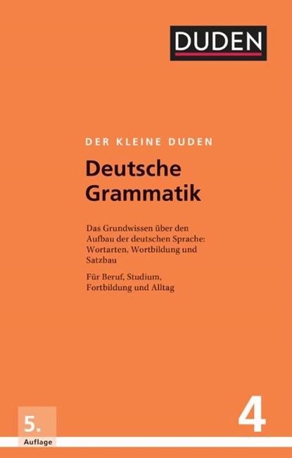 Der kleine Duden - Deutsche Grammatik, Rudolf Hoberg ; Ursula Hoberg - Gebonden - 9783411055753