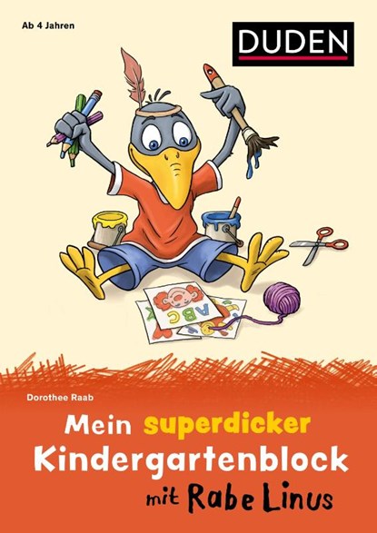 Mein superdicker Kindergartenblock mit Rabe Linus, Dorothee Raab - Paperback - 9783411720064