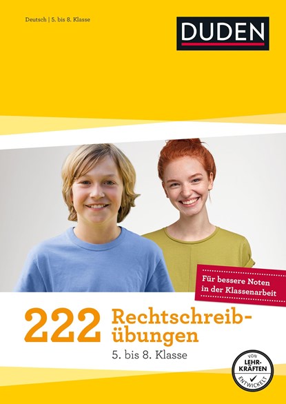 222 Rechtschreibübungen - 5. bis 8. Klasse, Werner Braukmann ;  Johannes Greving ;  Claudia Fahlbusch - Paperback - 9783411736478