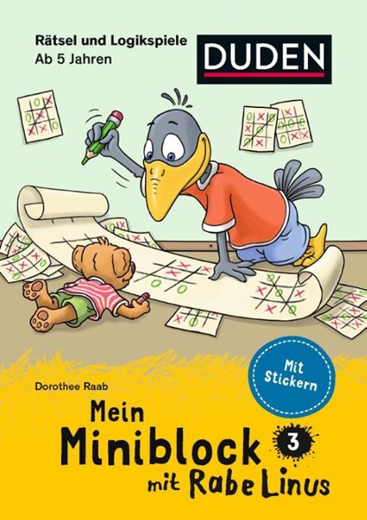Mein Miniblock mit Rabe Linus - Rätsel und Logikspiele, Dorothee Raab - Paperback - 9783411757534
